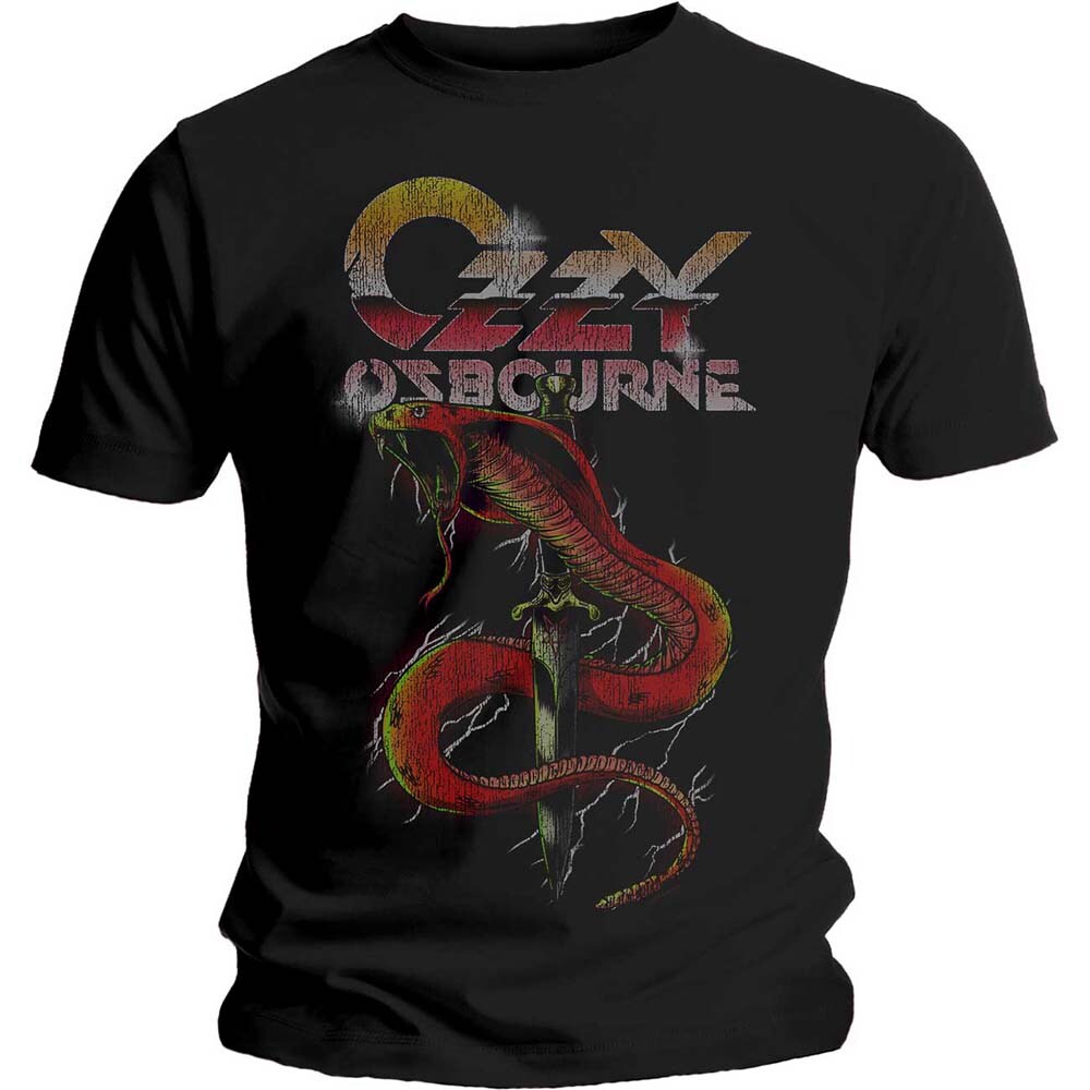 Ozzy Osbourne Unisex T-Shirt: Vintage Snake (XX-Large)