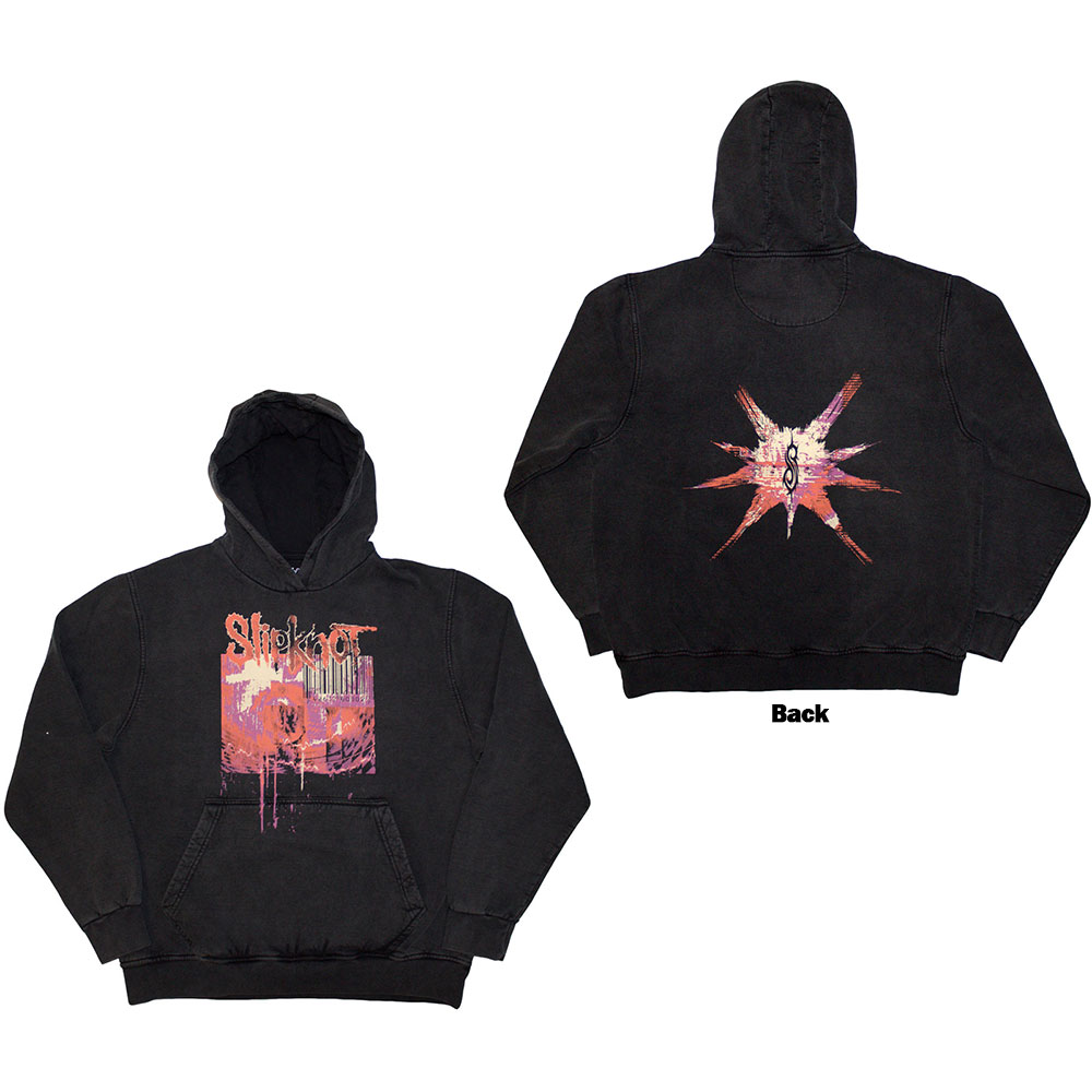 Slipknot Unisex Pullover Hoodie: The End, So Far Barcode (Back Print & Wash Collection) (Small)