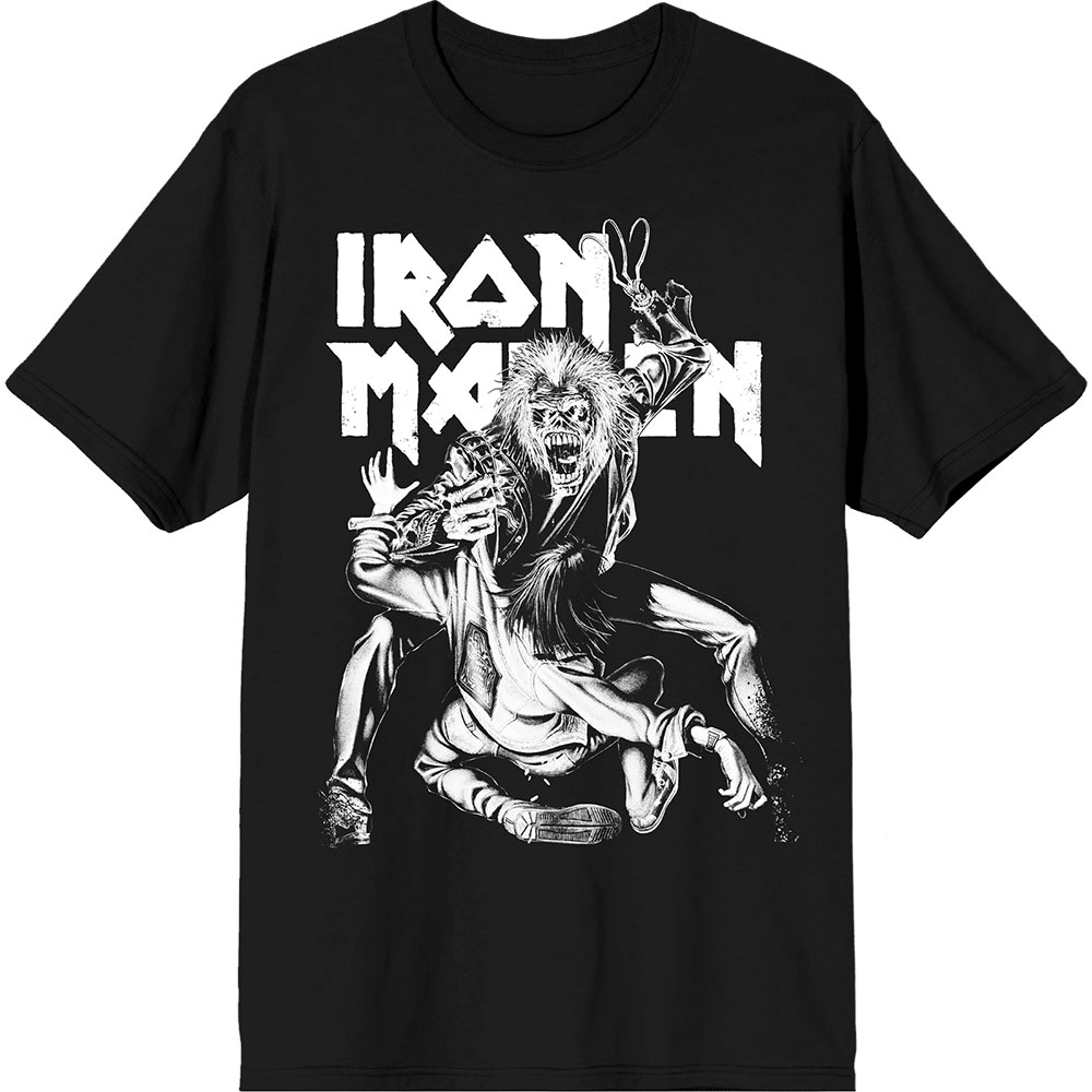 Iron Maiden Unisex T-Shirt: No Prayer Claw Crop (Black) (XX-Large)