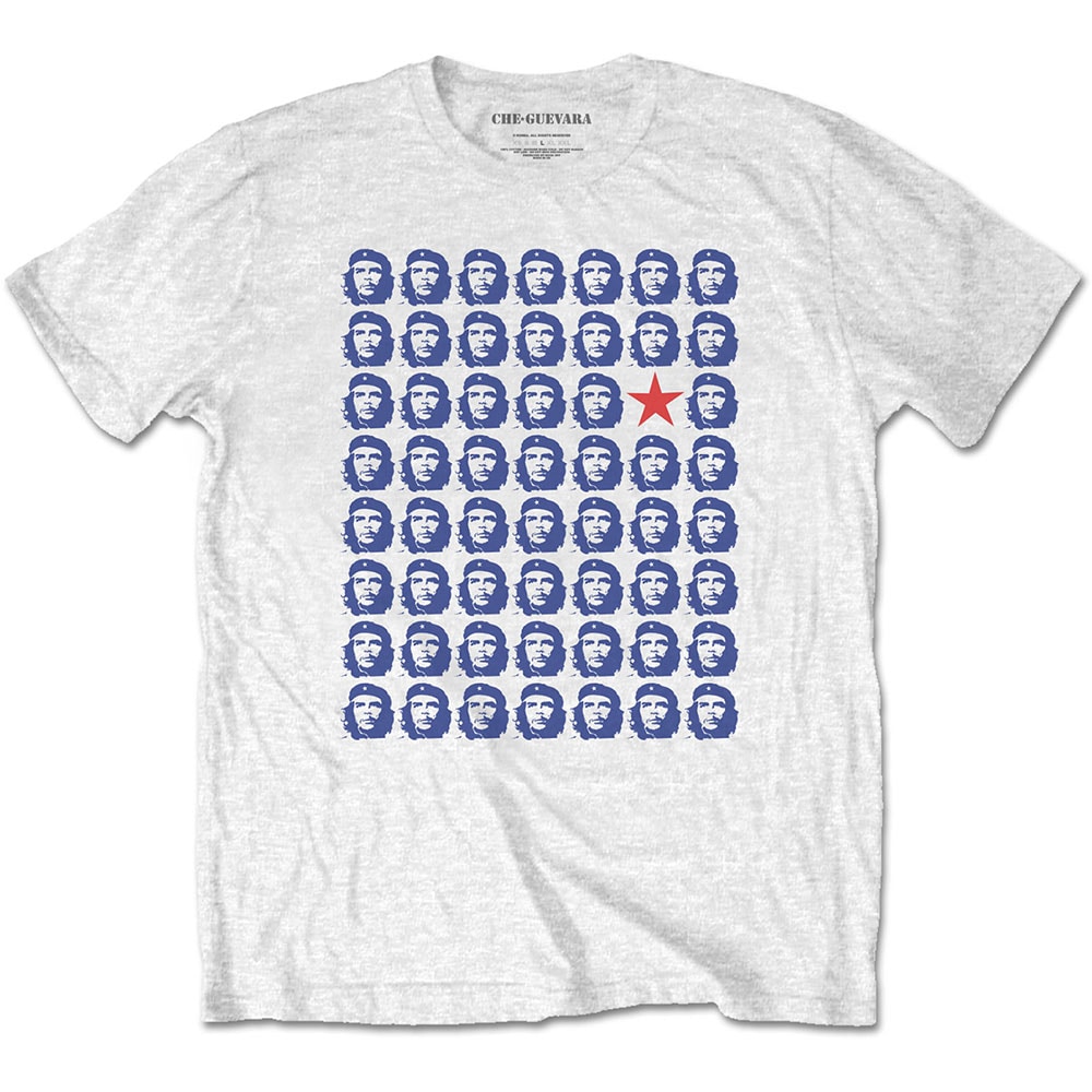 Che Guevara Unisex T-Shirt: Heads (Large)