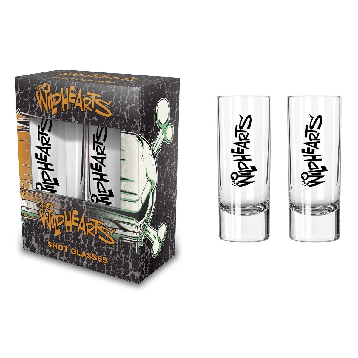 THIN LIZZY SHOT GLASS - LIVE AND DANGEROUS (2-PACK)