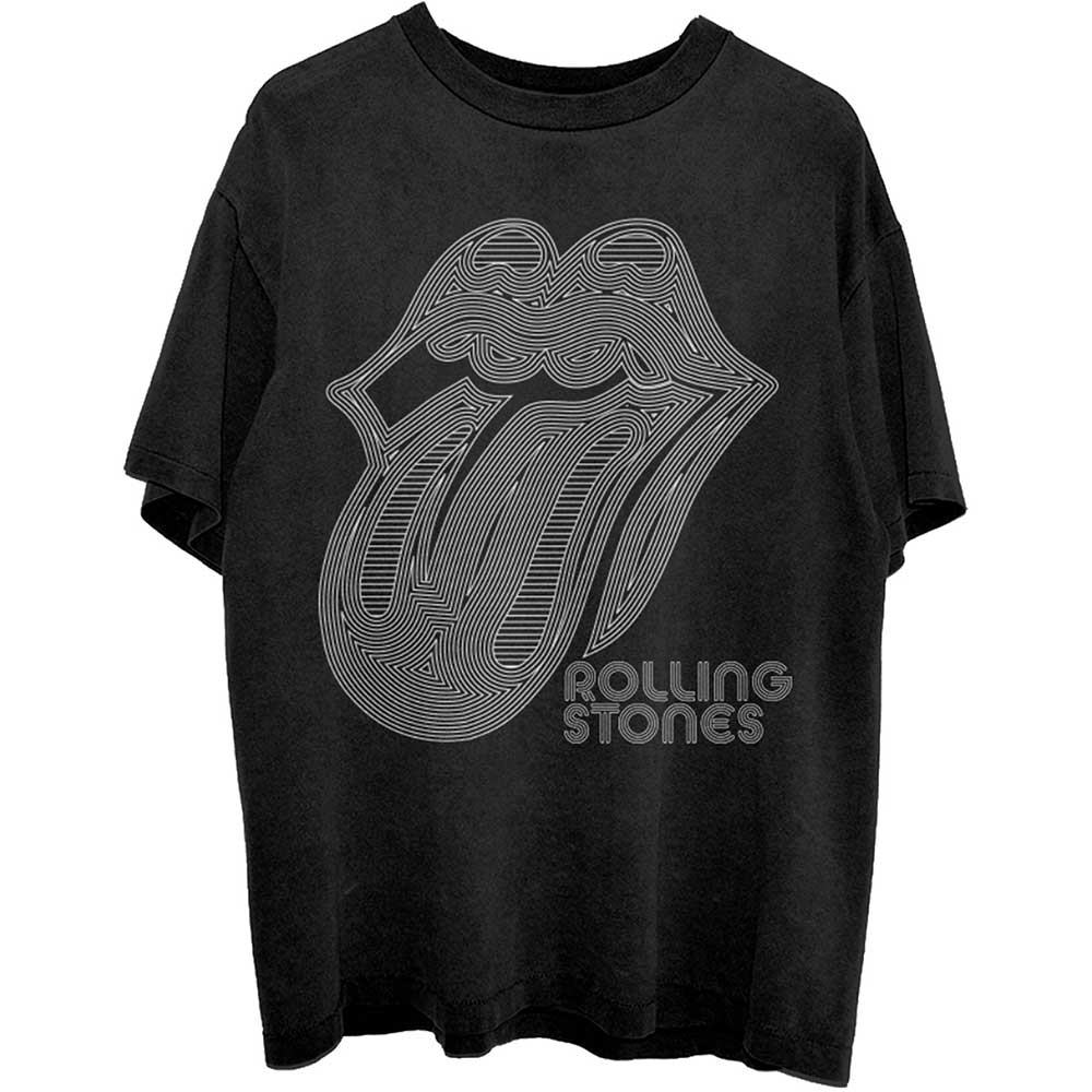 The Rolling Stones Unisex T-Shirt: Holographic Tongue (Small)