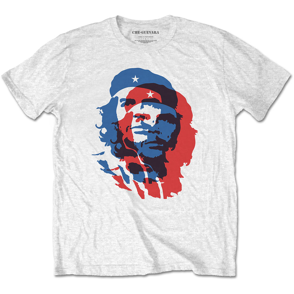 Che Guevara Unisex T-Shirt: Blue and Red (XX-Large)