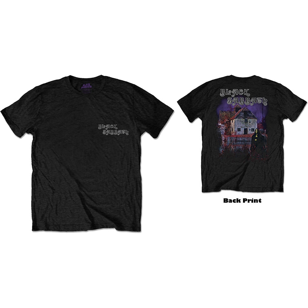 Black Sabbath Unisex T-Shirt: Debut Album (Back Print) (Medium)