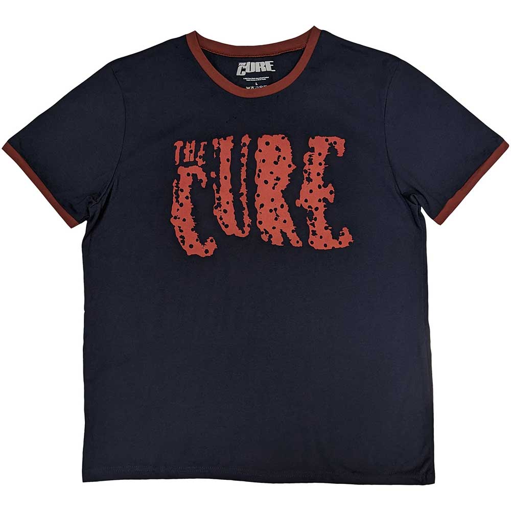 The Cure Unisex Ringer T-Shirt: Logo (Small)