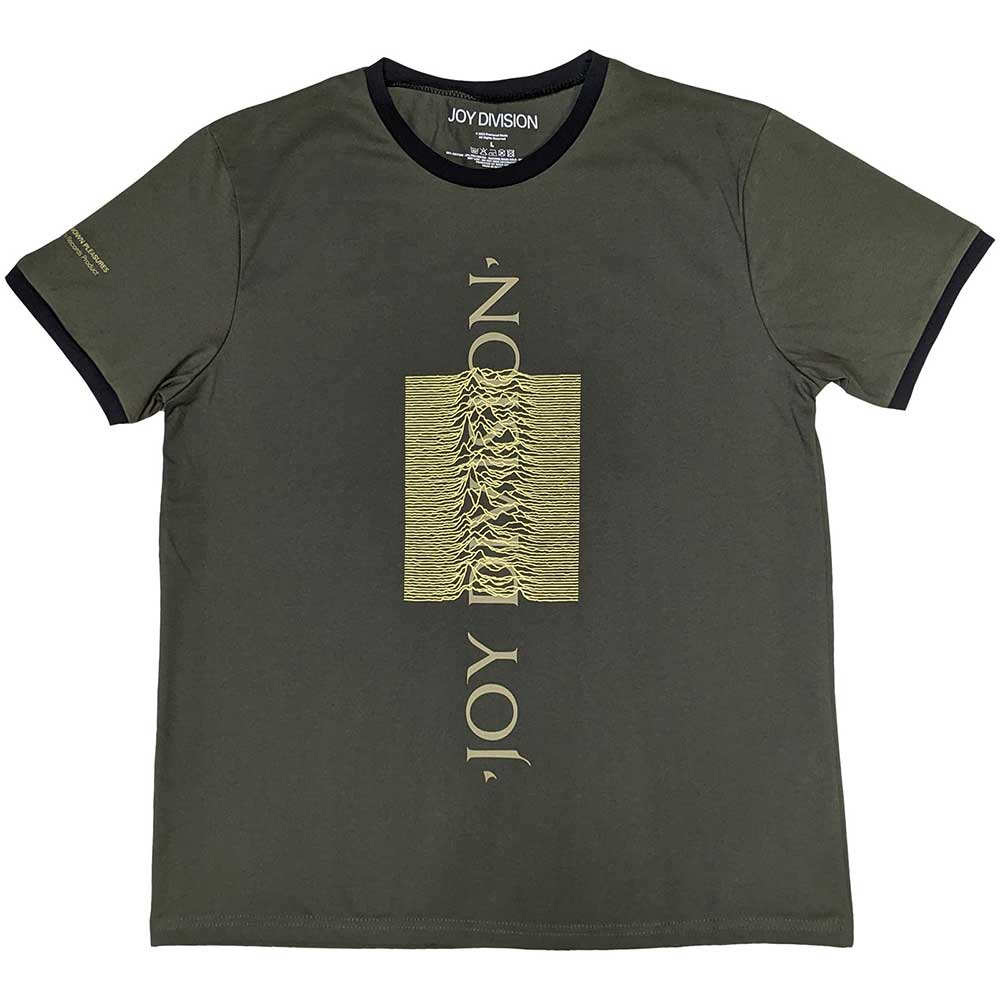 Joy Division Unisex Ringer T-Shirt: Blended Pulse (Small)