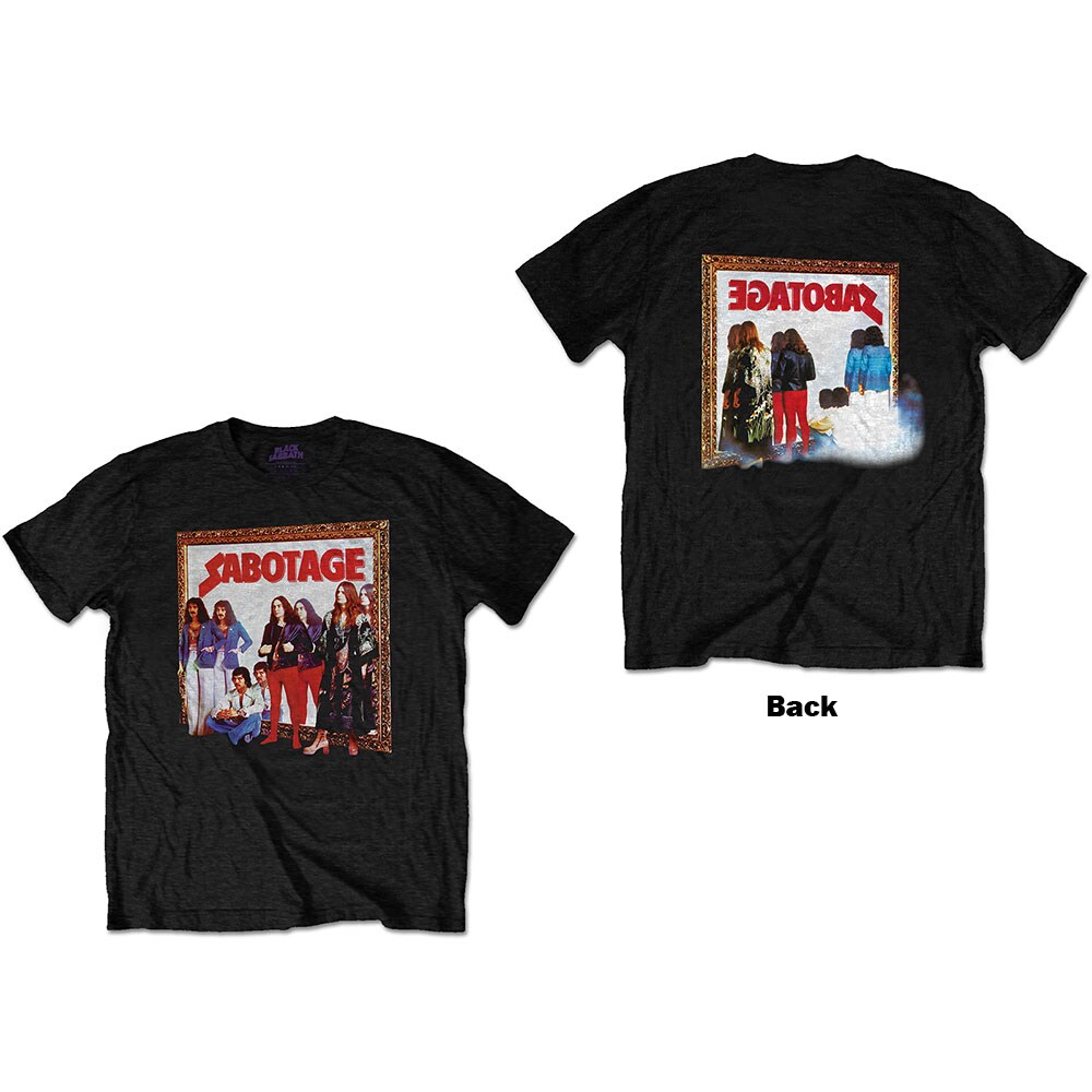 Black Sabbath Unisex T-Shirt: Sabotage (Back Print) (XX-Large)