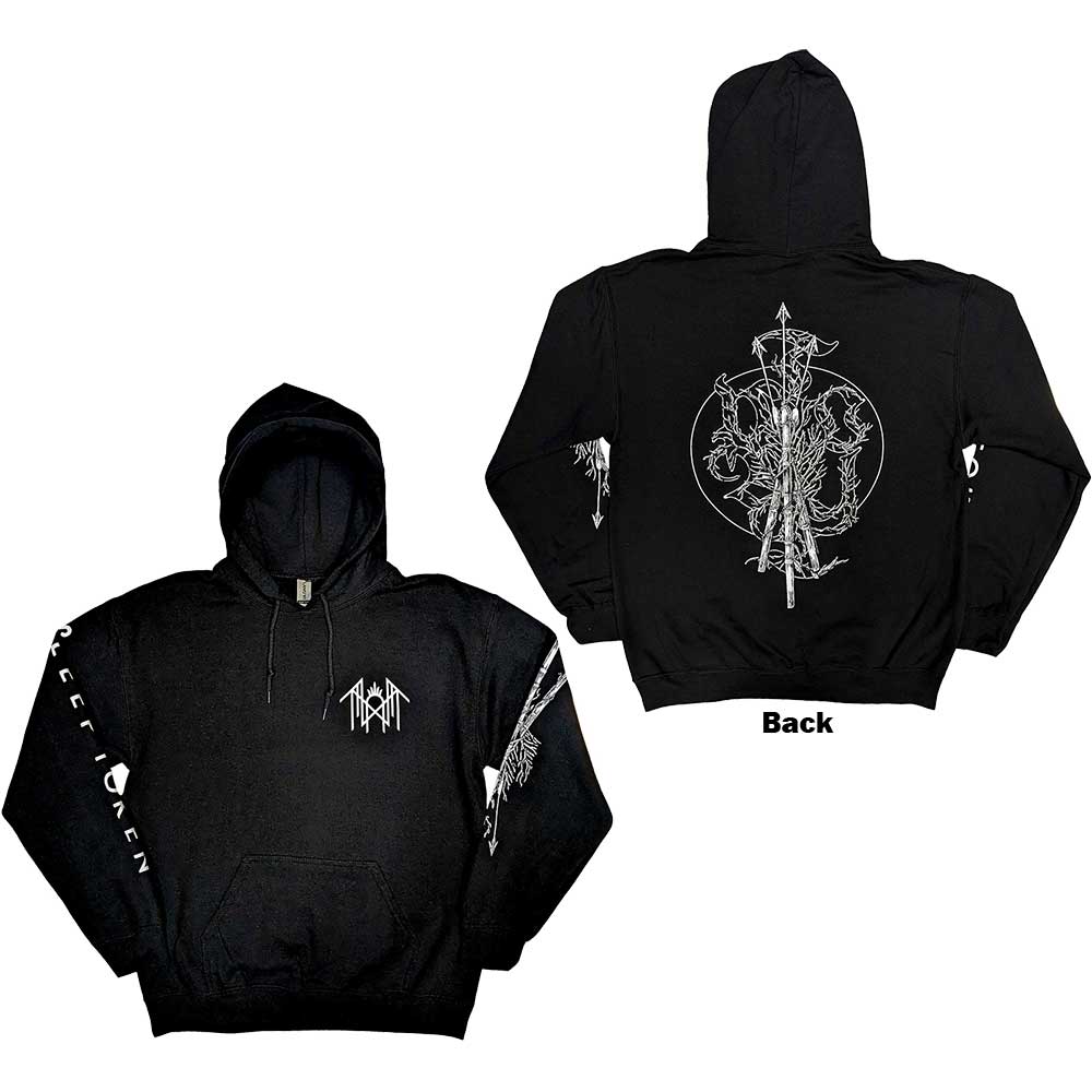 Sleep Token Unisex Pullover Hoodie: Trinity (Back Print, Sleeve Print) (Medium)