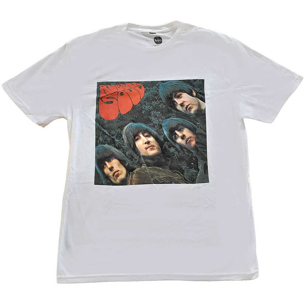 The Beatles Unisex T-Shirt: Rubber Soul Album Cover (Large)