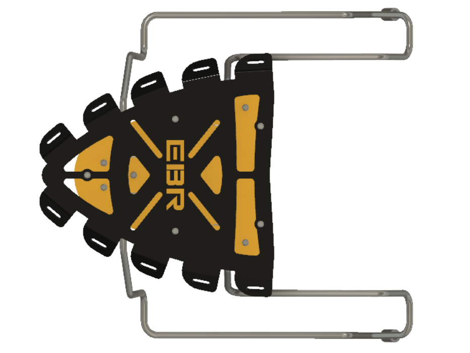 EBR 1190 RX/SX Luggage system Rack&Rail kit for Solo ride - 9