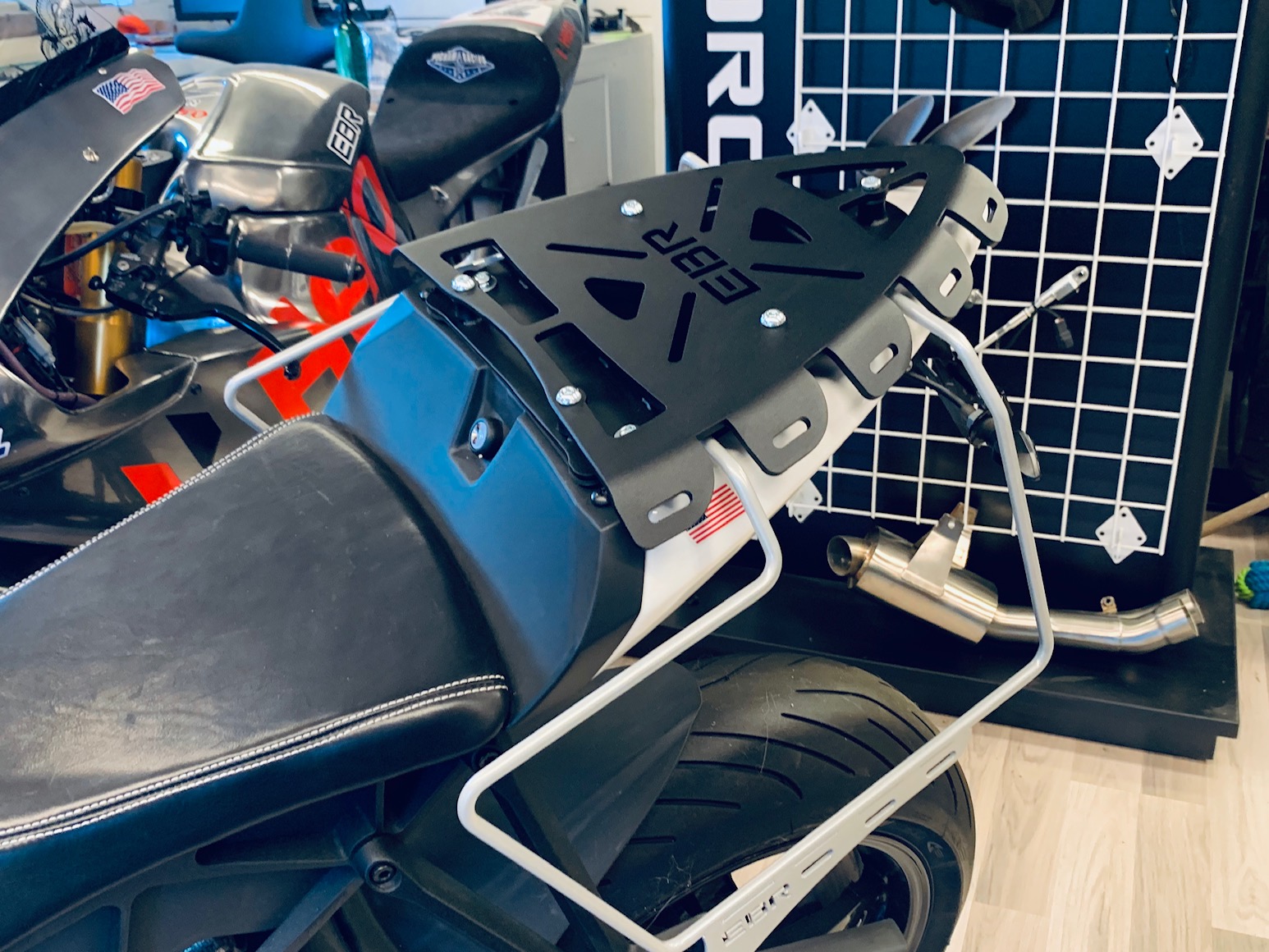 EBR 1190 RX/SX Luggage system Rack&Rail kit for Solo ride - 2