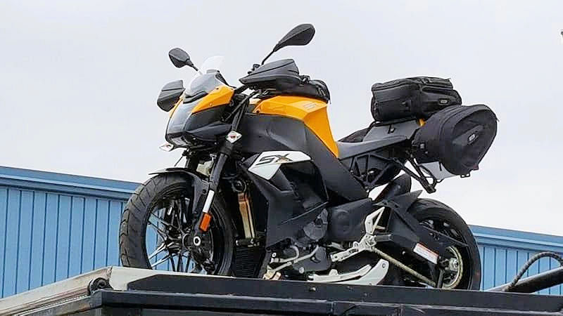 EBR 1190 RX/SX Luggage system Rack&Rail kit for Solo ride - 6
