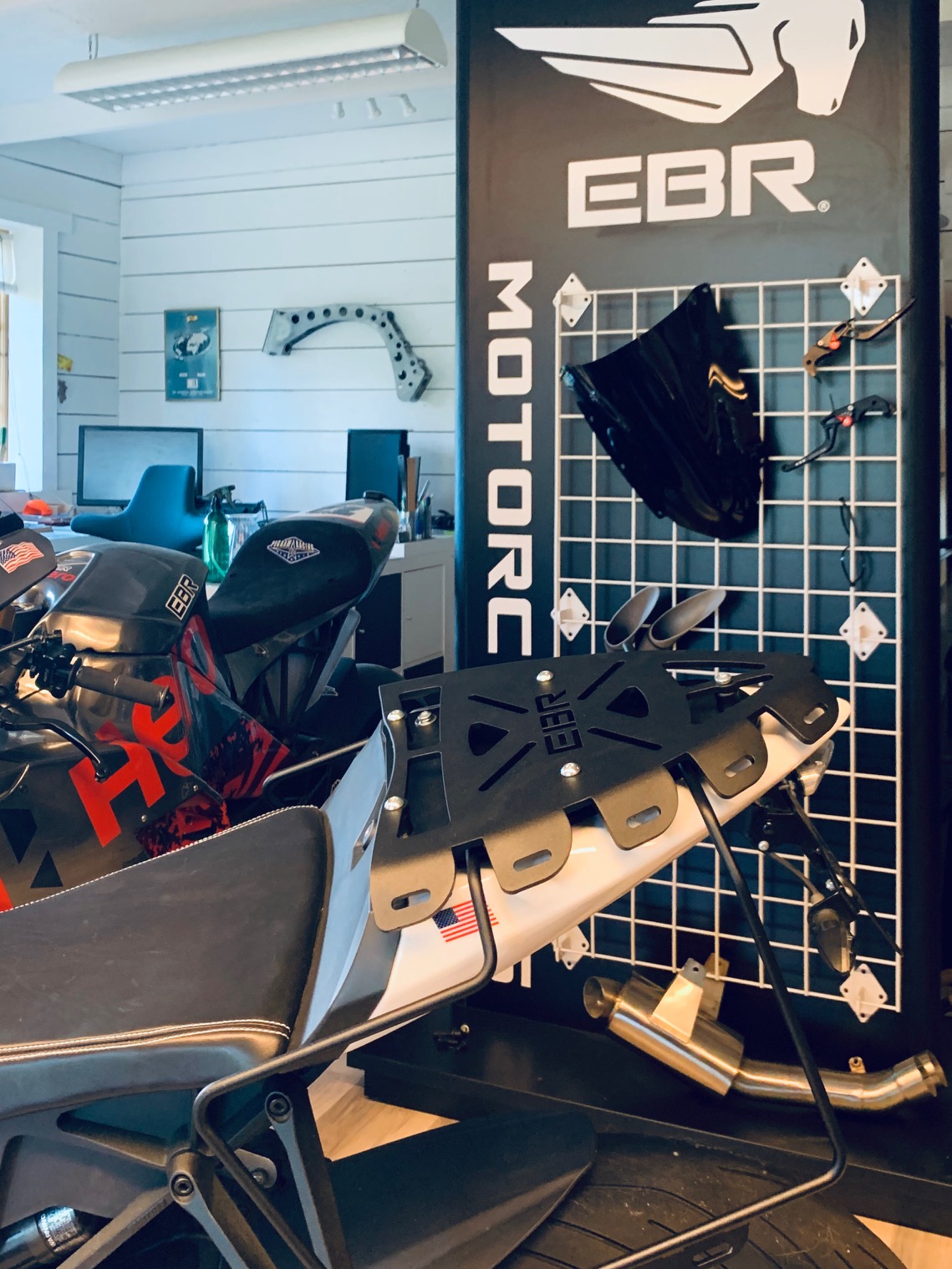 EBR 1190 RX/SX Luggage system Rack&Rail kit for Solo ride - 12