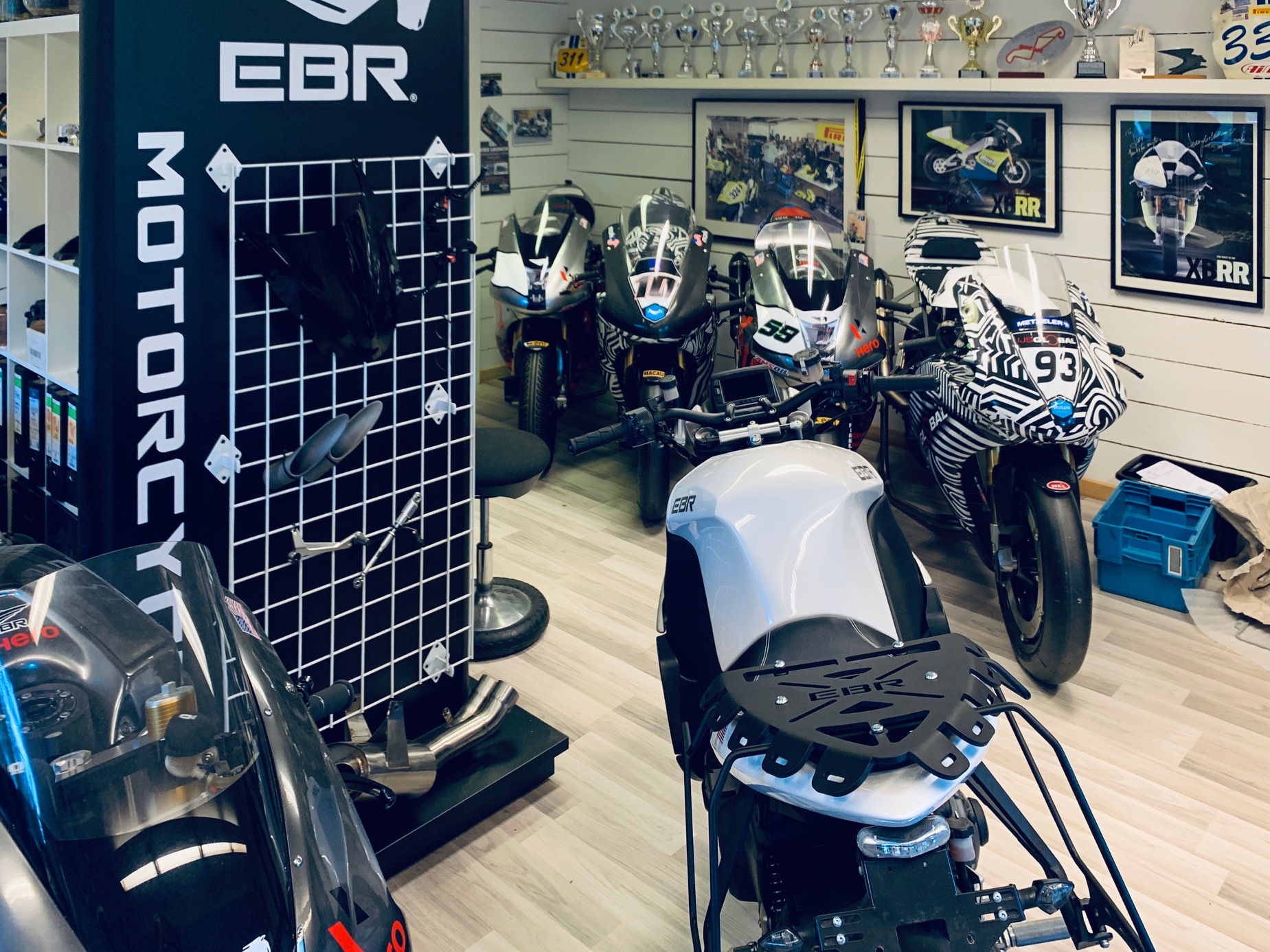 EBR 1190 RX/SX Luggage system Rack&Rail kit for Solo ride - 14
