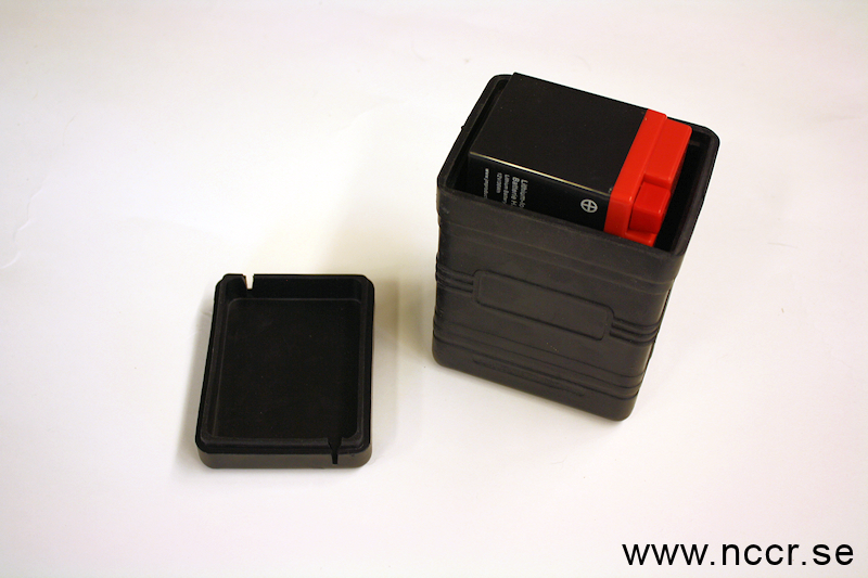 Batteriepack VINTAGE 3, 12V, Lithium Ionen, schwarzes Gummi - 2