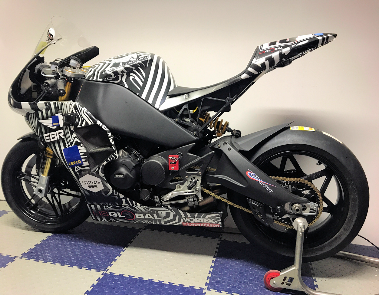 EBR 1190 RS Splitlath Racing Mark Miller Macau Bike - 6