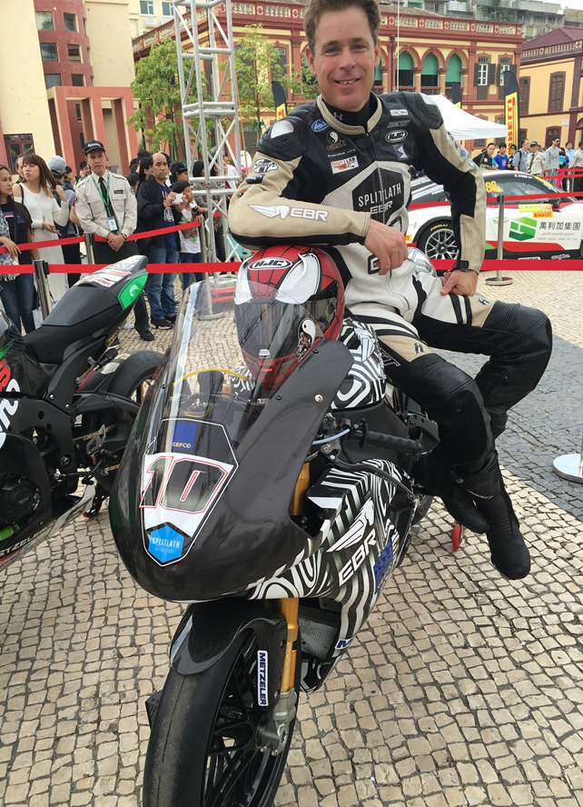 EBR 1190 RS Splitlath Racing Mark Miller Macau Bike - 3