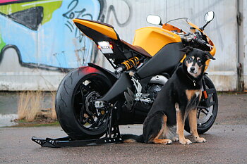 EBR 1190 RX / SX, Tail Tidy Kit 3 Undertail mounted with plate light, taillights & blinkers