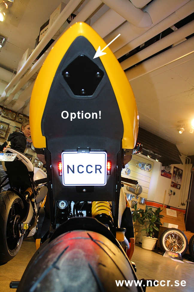 EBR 1190 RX / SX, Tail Tidy Kit 3 Undertail mounted with plate light, taillights & blinkers - 5