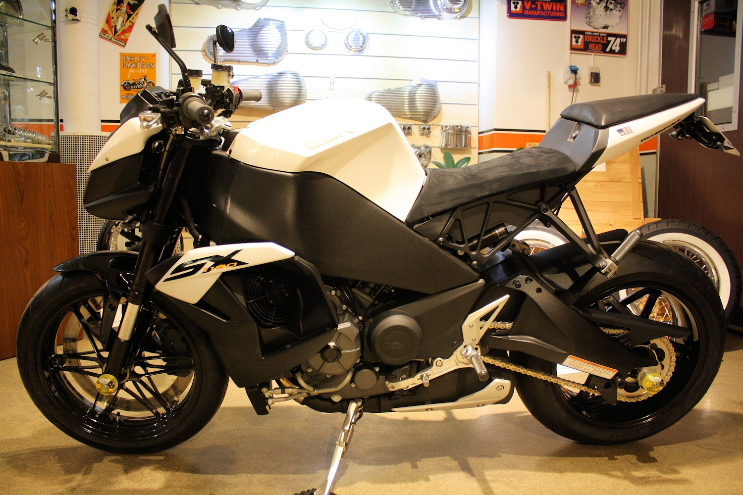 EBR 1190 RX / SX Leather Seat covers. Rider and passenger. Exchange. - 5