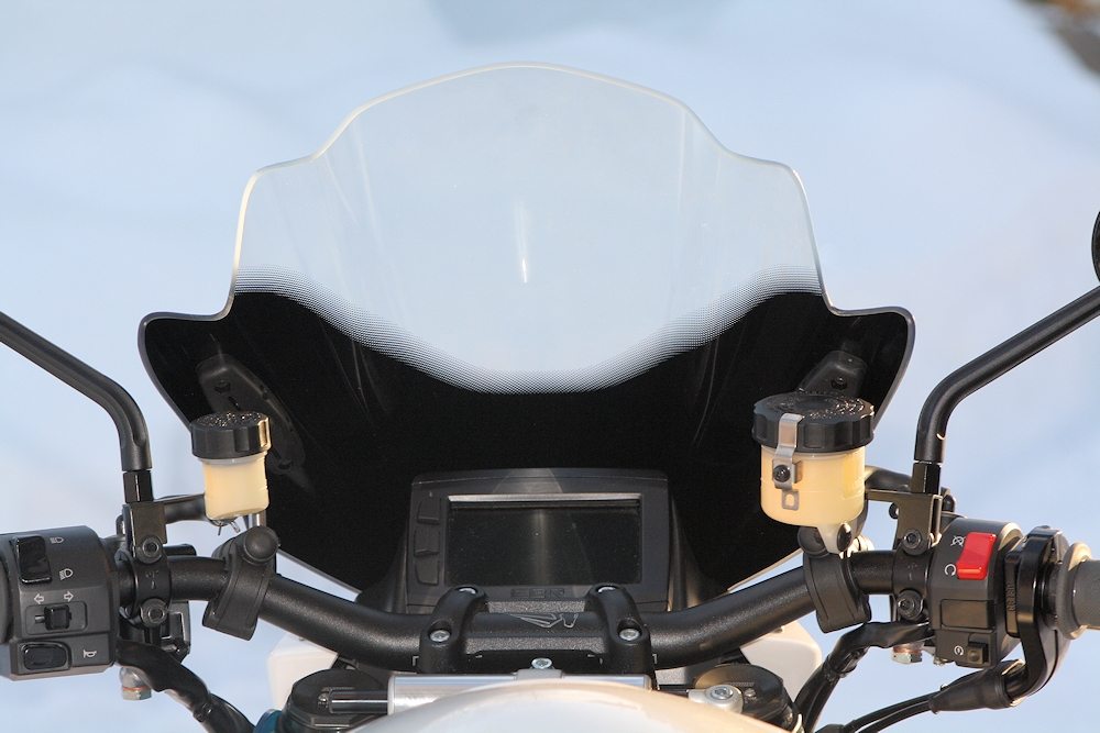 EBR 1190 SX adjustable high screen kit - 6
