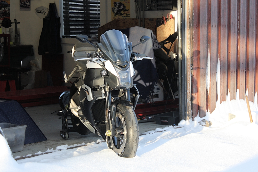 EBR 1190 SX adjustable high screen kit - 7