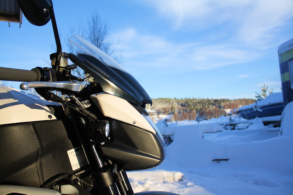 EBR 1190 SX adjustable high screen kit - 5