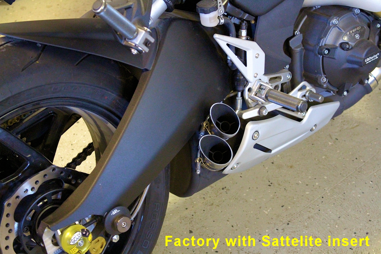 EBR 1190 RX / SX Racekit ECM and exhaust tips - 10