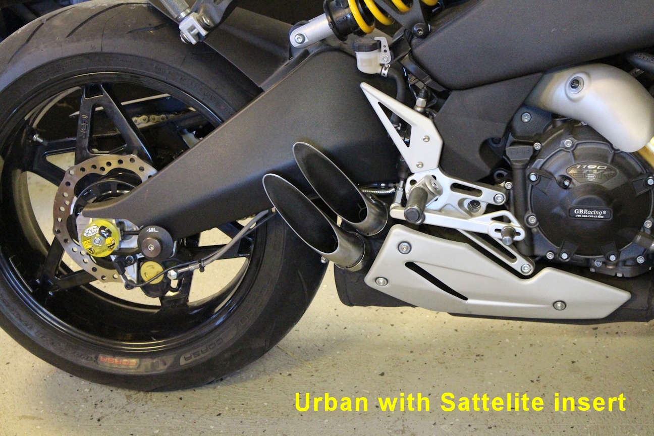 EBR 1190 RX / SX Racekit ECM and exhaust tips - 8