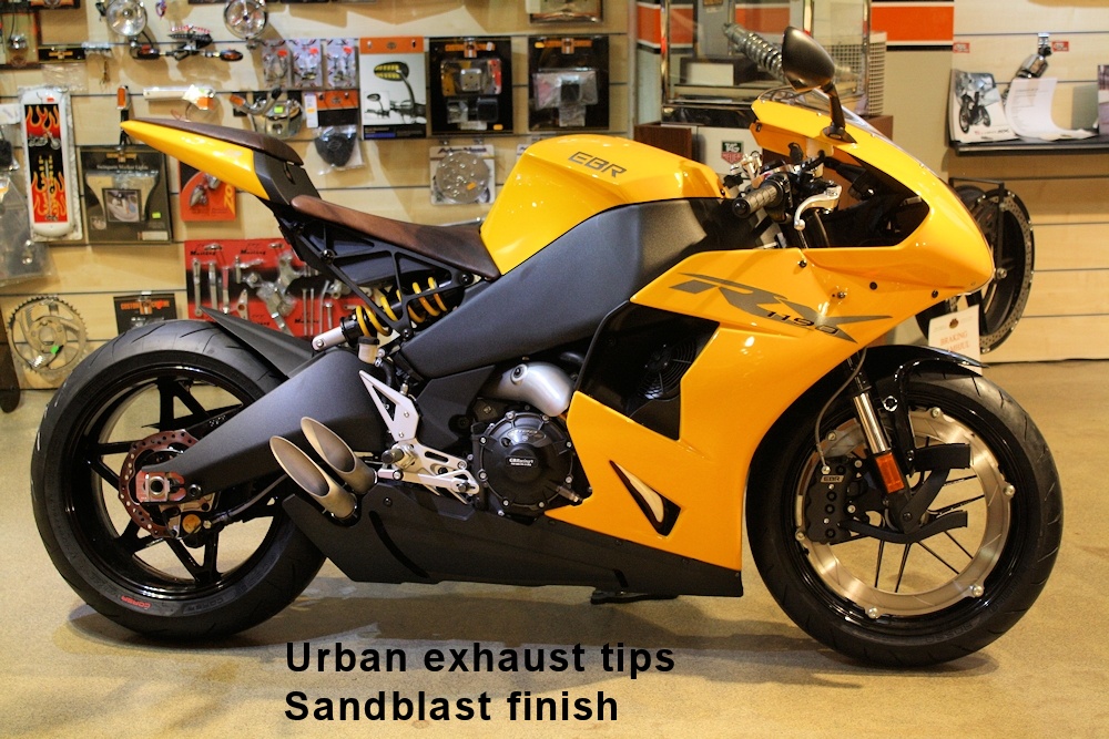 EBR 1190 RX / SX Racekit ECM and exhaust tips - 6