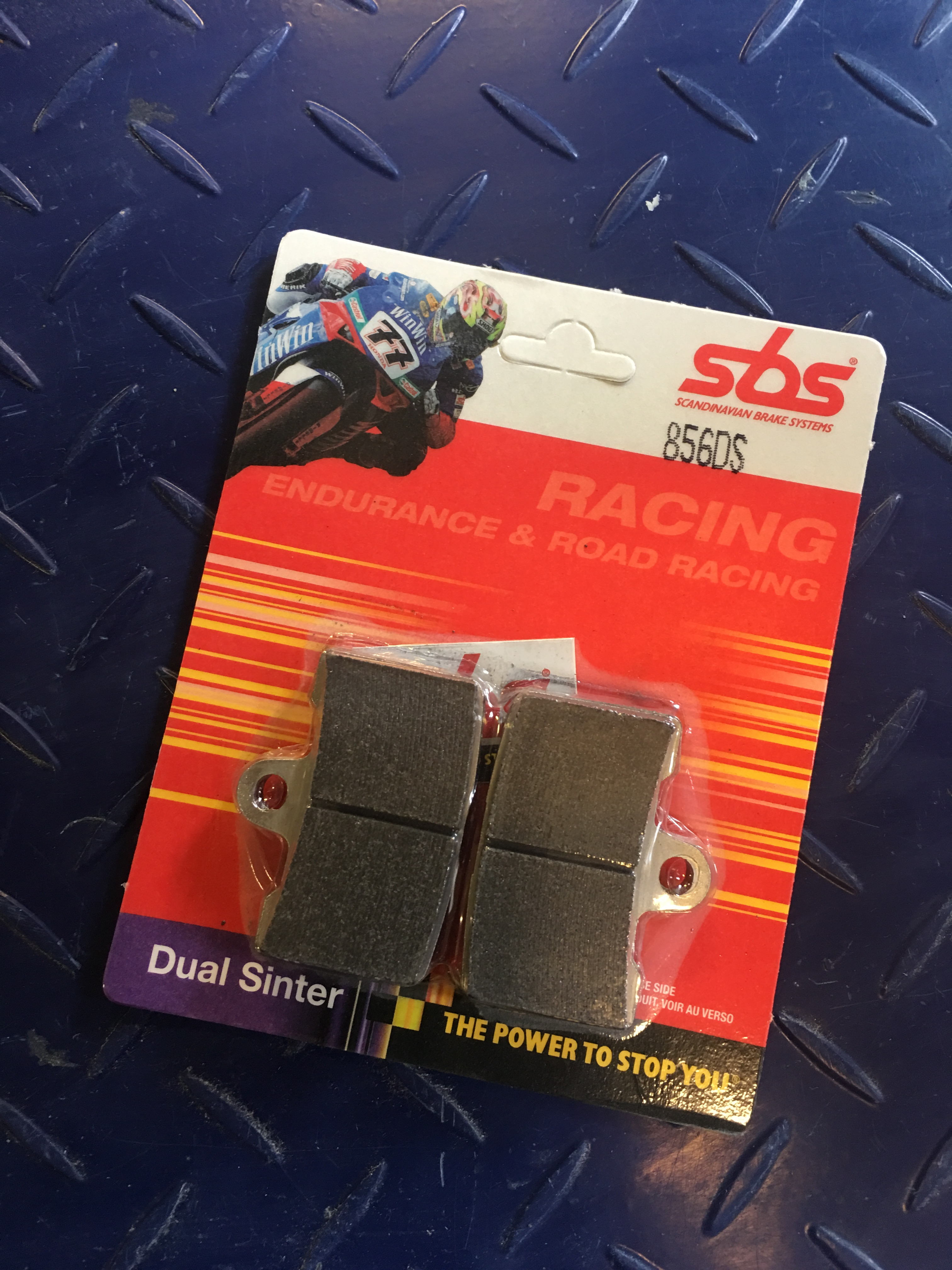 SBS BRAKE PAD SET, FRONT, RACE 856DS
