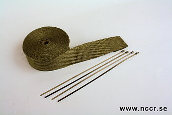 Avgasrör bandage titanium, 2" -15m
