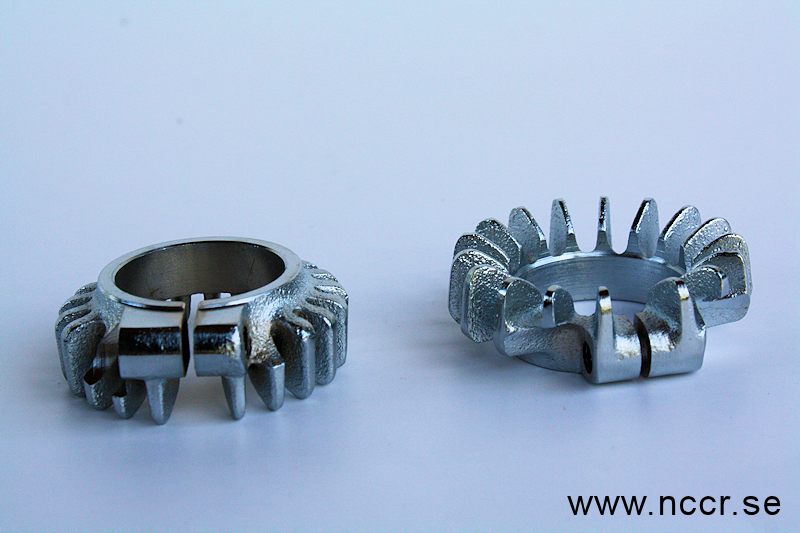 Fläns avgasrör 41mm, stål - 3