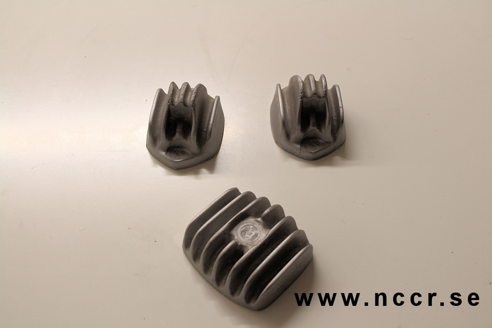 Finned Norton valve covers, vented - 2