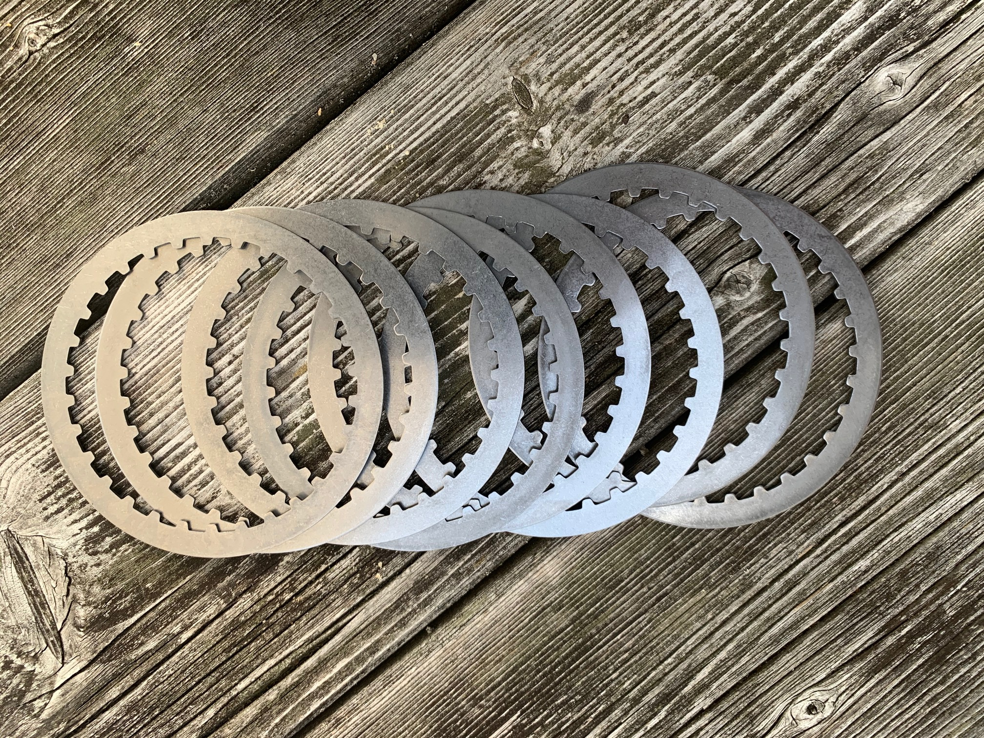 Clutch Steel Plates 8-pack, Fits all aircooled Buell and Sportsters from 91-today - 2