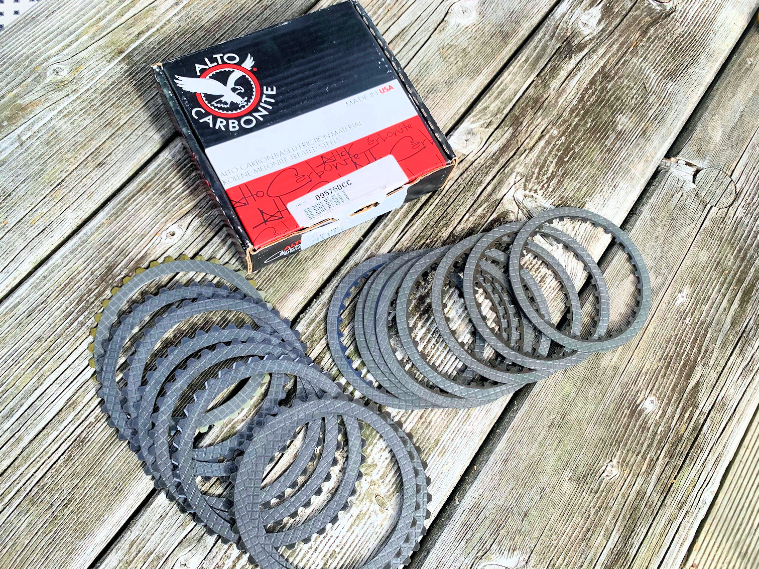 Alto Red Clutch friction plate kit (8-pack) fits all airccoled Buell 1991-2010 and Sportster 1990-2day