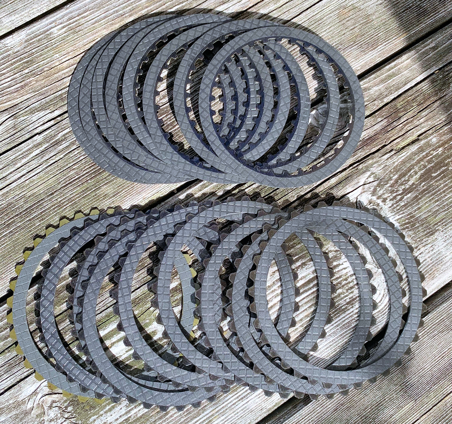 Alto Red Clutch friction plate kit (8-pack) fits all airccoled Buell 1991-2010 and Sportster 1990-2day - 2