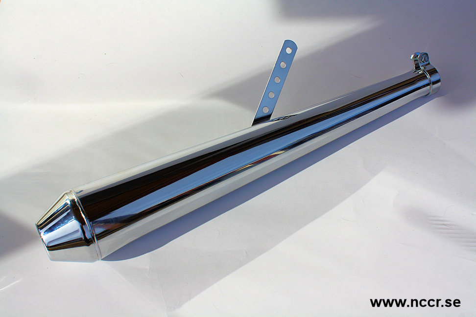 Dunstall Replica long, pair with adapter tube - 5