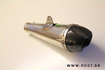 Carbon Megaphone Race exhaust can