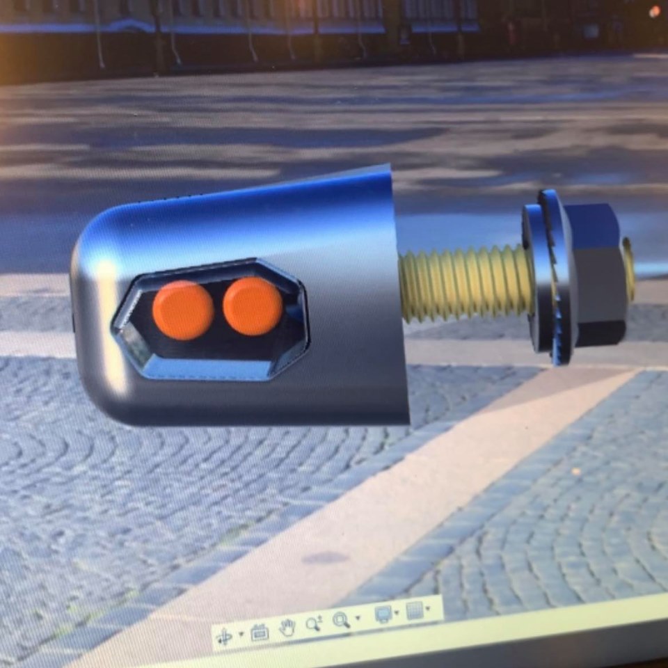 3D print LED Micro blinker DIY building kit   - 8