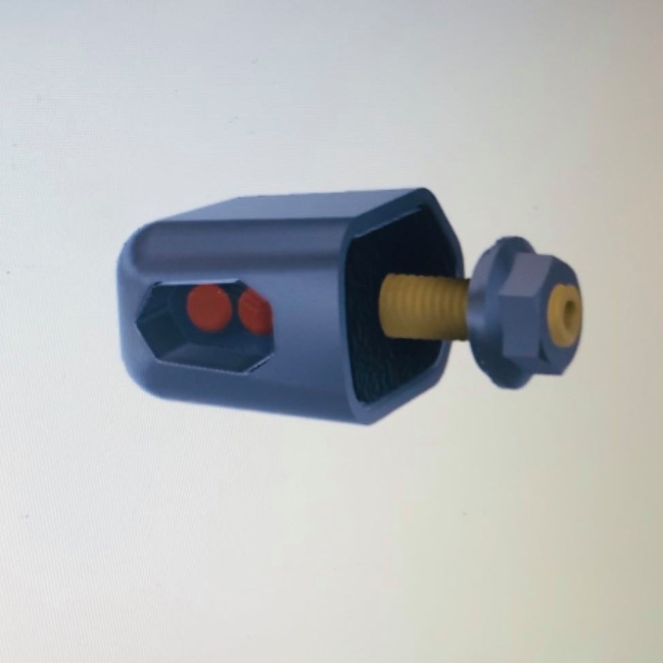 3D print LED Micro blinker DIY building kit   - 7