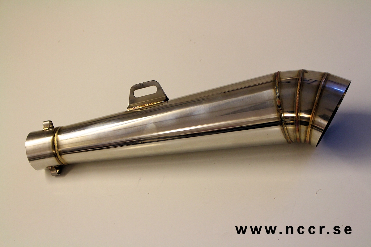 Straight Megaphone Race exhaust can