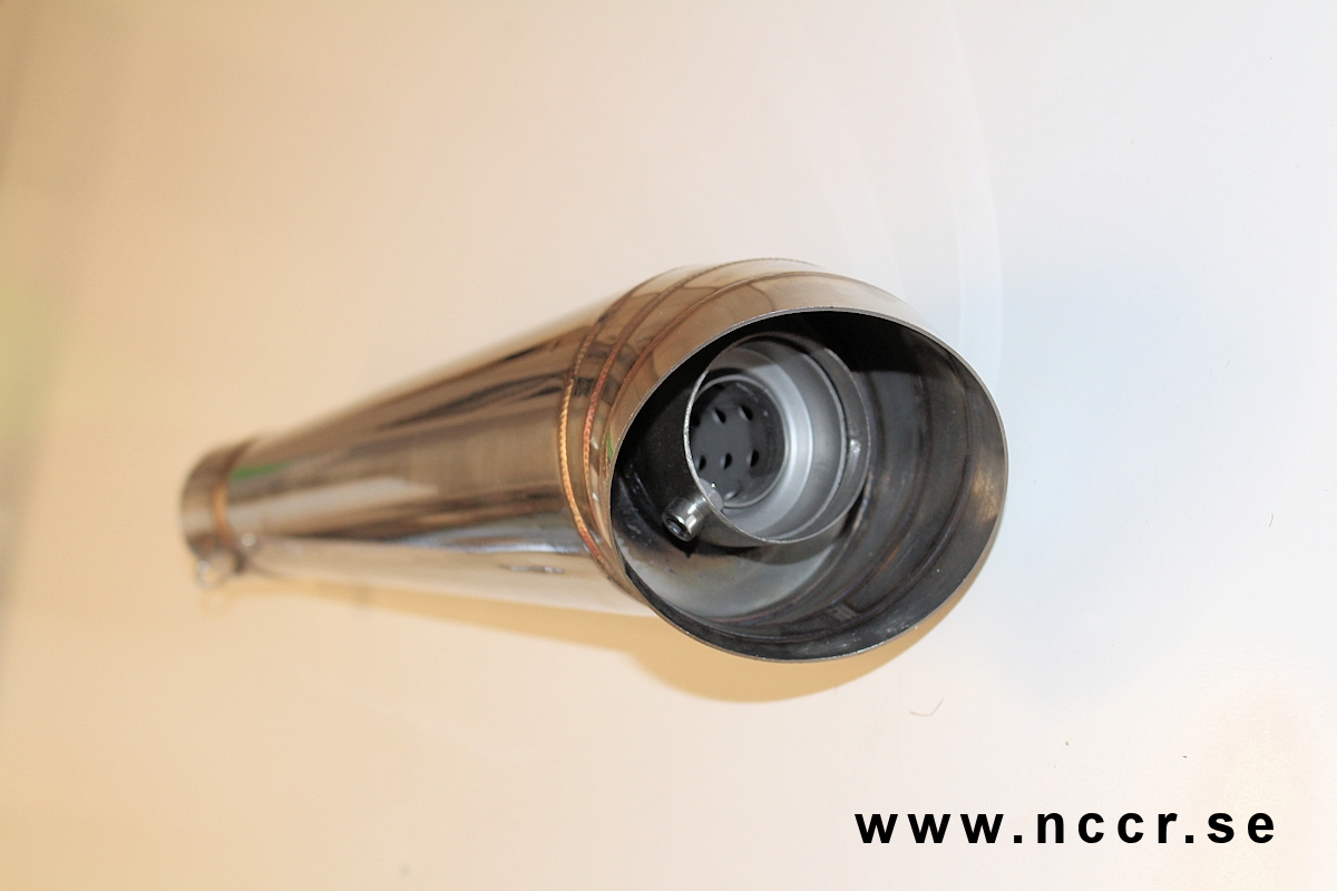 Straight Megaphone Race exhaust can - 5