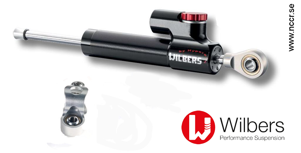Wilbers Hyper styrdämpare inkl. hållarkit, Ducati 1000 SS i.e Nuda / Carenata V5, 2003 - 2007