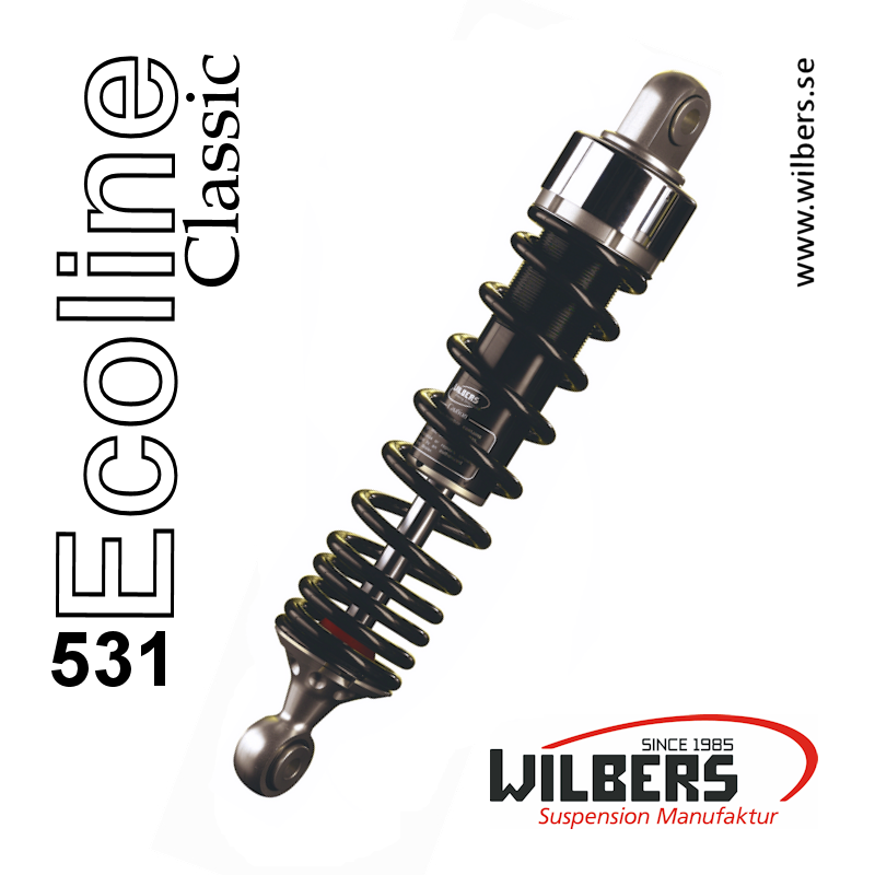 Wilbers Ecoline 531 Mono Road, KAWASAKI KLR 600/ E  KL 600 A / B, M-år 83-93