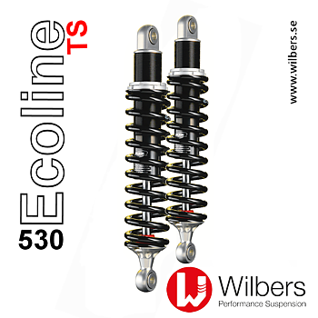 Wilbers stötdämpare Typ 530 TS Road, Moto Guzzi V9 Bobber/V9 Roamer LH, 1974 - 2016