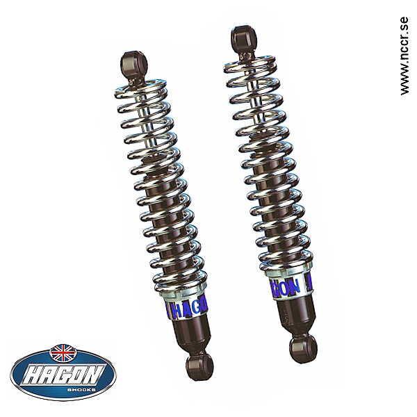 Paire d'amortisseurs Road HAGON pour SUZUKI 125 GT125 de 1974 à 1980