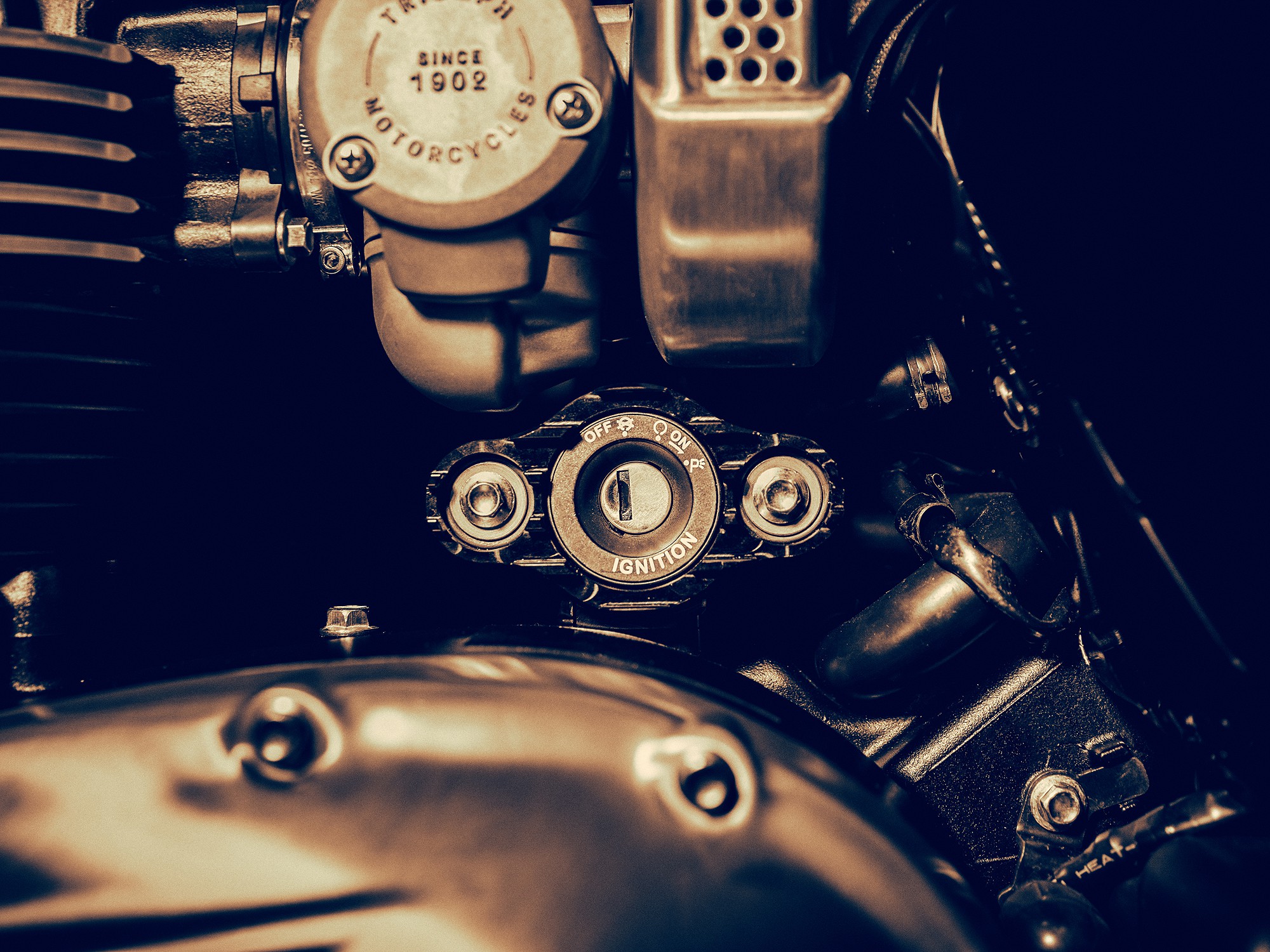 Wunderkind Zündschloss Gehäuse Triumph Bobber - 3