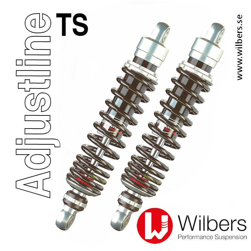Wilbers stötdämpare Typ 640 TS Road, Harley-Davidson Road King FLHR FL3, 2016 - 2017