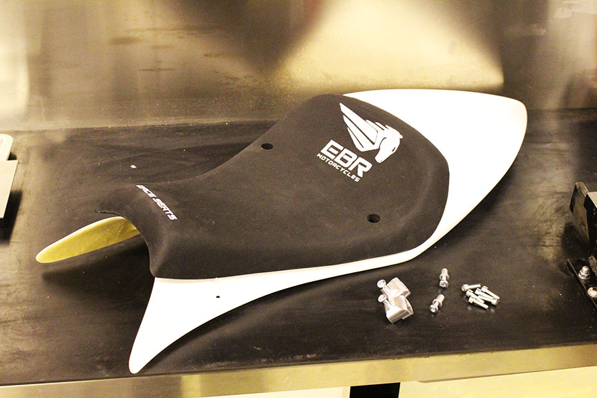 EBR 1190 RX/SX, RS tail conversion Kit with  WSBK Style Race Seat 
